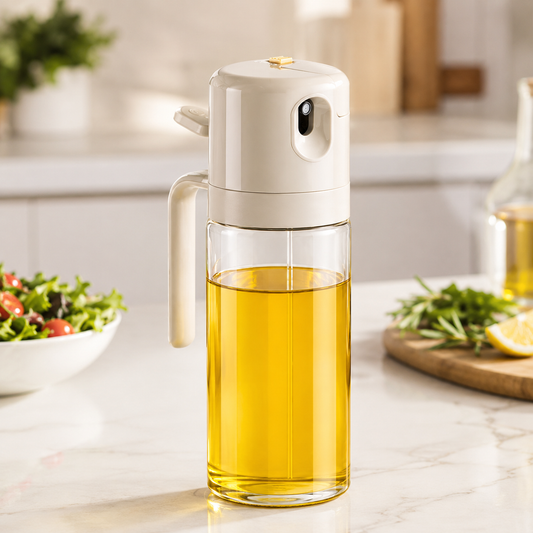 2-in-1 Glass Oil Spray Bottle