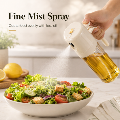 2-in-1 Glass Oil Spray Bottle