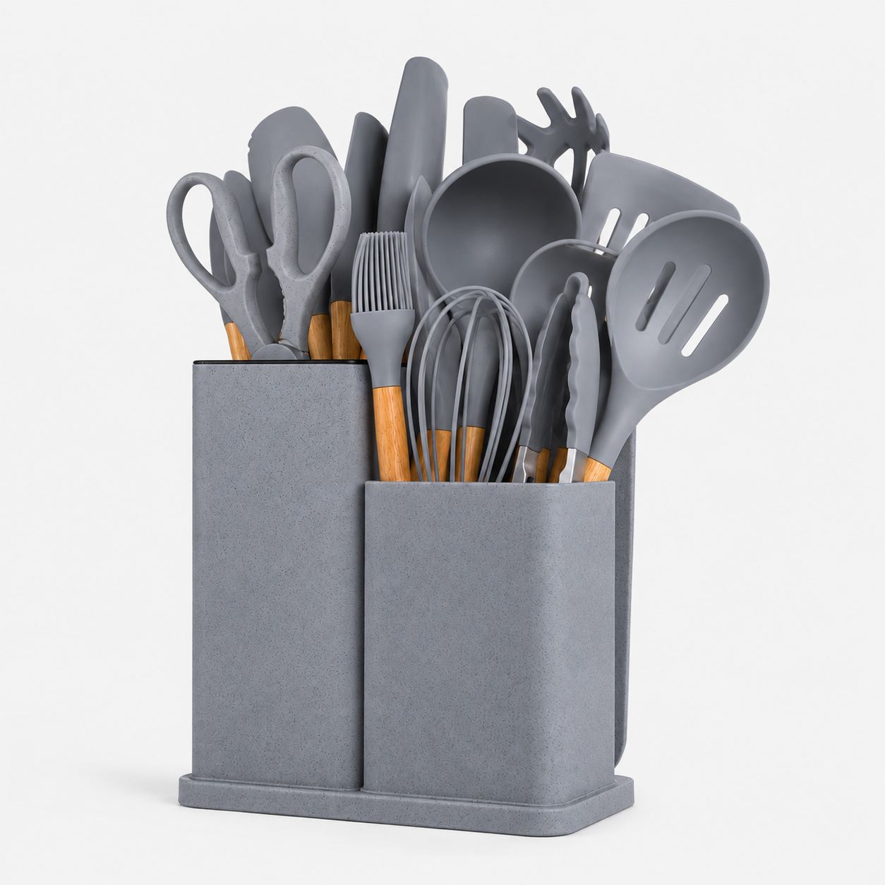 19 Piece Silicone Kitchen Utensil Set